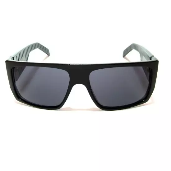 Locs Sunglasses - Men's Large Flat Top Frame - Black - Free Post In Aus UV 400