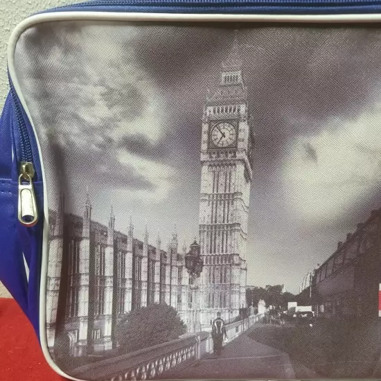 ENGLAND UNION JACK BIG BEN LONDON BOOK BAG SATCHEL CASE Flag