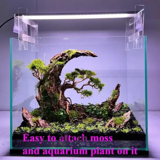 Dragon stone aquarium driftwood bonsai tree aquascape rock fish tank decorations