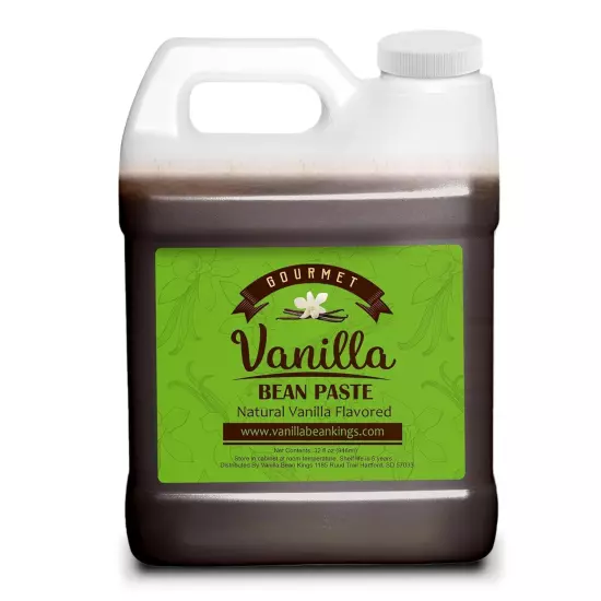 Vanilla Bean Paste for Baking and Cooking - Gourmet 32 Fl Oz (Pack of 1) 