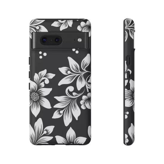 Black & White Floral Style - Tough Cases