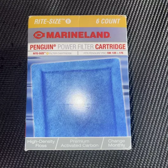 NEW Marineland Penguin Power Filters Rite-Size B 6 Count Cartridges