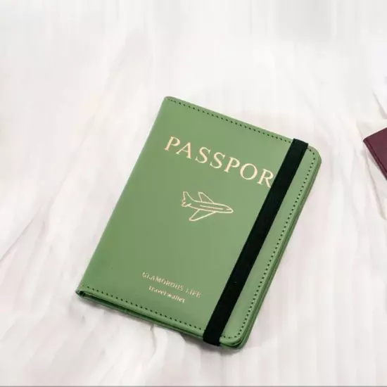 Ultra-thin Passport Bag RFID Travel Passport Case Credit Card Holder Travel