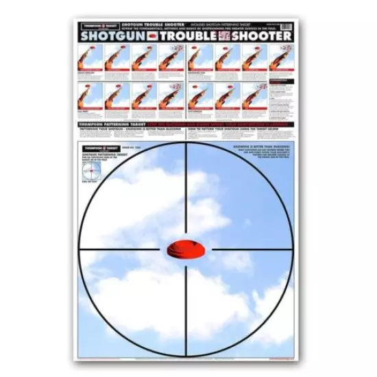 Thompson Target | Shotgun Trouble Shooter Paper Patterning Targets - 25"x38"