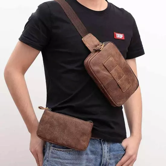 Unisex Waist Bag Pack Casual Functional Money Phone Belt Bag Sling Bag |ShopDeci