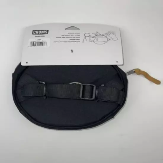 Chums Hi Beam Round Black Waistpack Phone Sleeve Hip Pack NEW