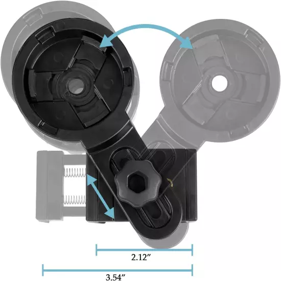 Universal Upgrade Cell Phone Adapter Mount, Quick Aligned Smartphone Digiscoping