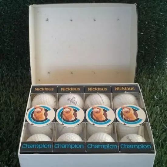 NEW Old Stock Vintage Jack Nicklaus Champion Golf Balls FULL SET