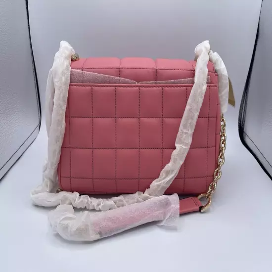 Michael Kors Ladies Soho Small Quilted Leather Shoulder Bag Tea Rose NWTS