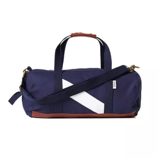 Tracksmith Club Duffle Navy Ivory NWT