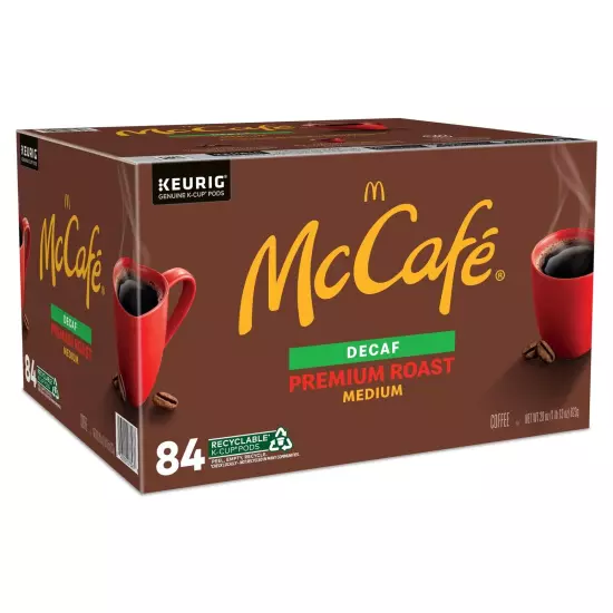 McCafe Premium Roast Decaf, Keurig Single Serve K-Cup Pods, Medium Roast Coff...