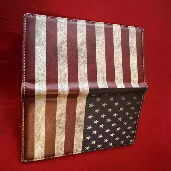 USA Flag Passport Holder Excellent Condition Free Shipping USA Seller