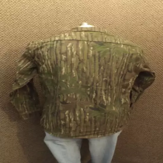 Vtg NEW Walls Realtree Camo Hunting Shirt Cotton Chamois NOS sz Med USA Made BR