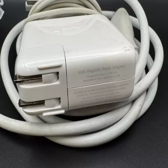 Apple 60w Magsafe 1 L-Tip Power Adapter + Extension Cable