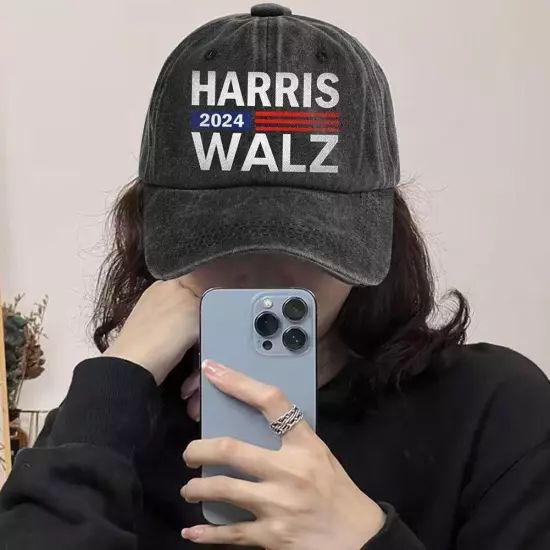 Kamala Harris Tim Walz Hat (Embroidered Dad Cap) Harris Walz 2024 USN