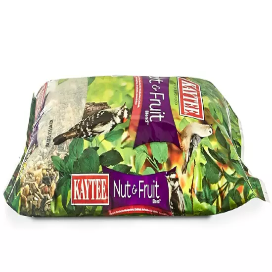 Kaytee Outdoor Wild Bird Food Nut & Fruit Blend For Small Breed, 5 Pounds