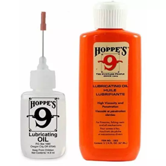 Gun Firearm Lubricating Oil Handgun Pistol Rifle Shotgun Care Hoppe's Combo Pack