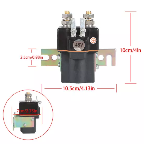 For Club Car Golf Cart DS Precedent Models 2000+ 48-Volt US Solenoid