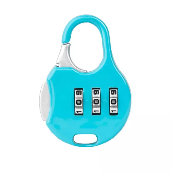 Coloured Luggage Travel Suitcase Bag Lock [3 Digit Combination] Padlock Reset