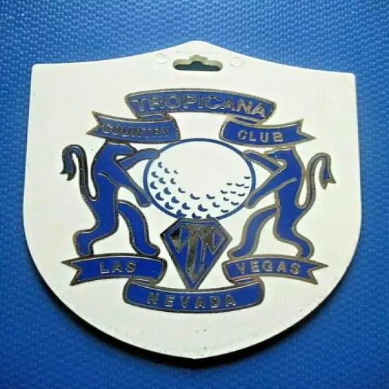 vtg - PGA Golf Bag Tag - TROPICANA COUNTRY CLUB cc - Las Vegas NV