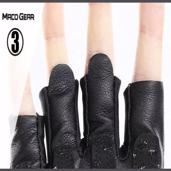 Fingerless Gloves Gloves Non-Slip Breathable Hard Shell Half Finger Protective