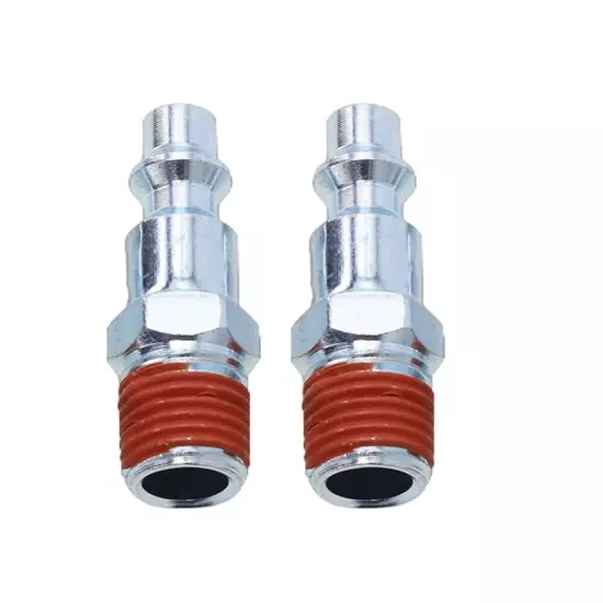 Handy 1/4 NPT Male Air Hose Adapter Connector for Pneumatic Tools (Set of 2)