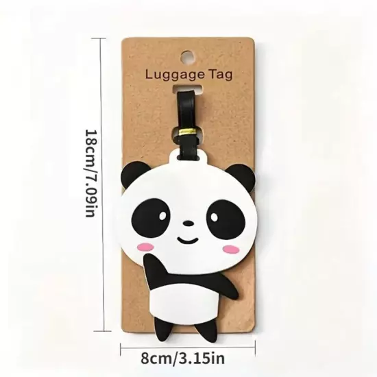 4pcs Luggage Tag Travel Baggage Suitcase Identity Address Name Label Cards U9X4