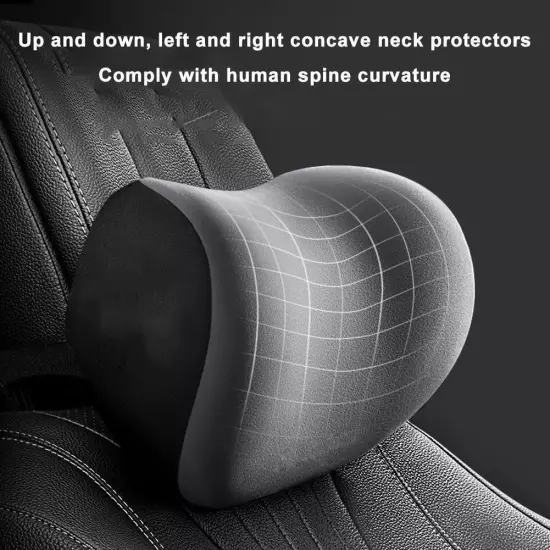 Car Neck Pillow Protective Lumbar Back Support Headrest EW Cushion Seat N M8X8