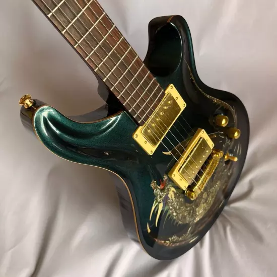 Pro Dragon 2000 Chameleon Electric Guitar Dragon Abalone and Pearl Inlaid