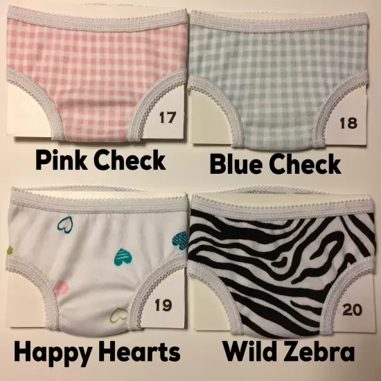 ***SALE*** Perfect Fit Panties Underpants Underwear for American Girl Dolls