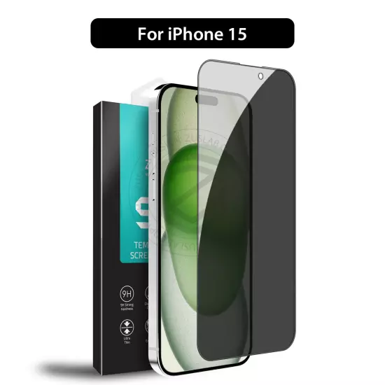 For iPhone 16 15 14 13 12 11 Pro Max XR X 8 Plus Privacy Glass Screen Protector