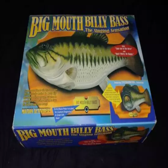 Big Mouth Billy Bass The Singing Sensation Wall Fish