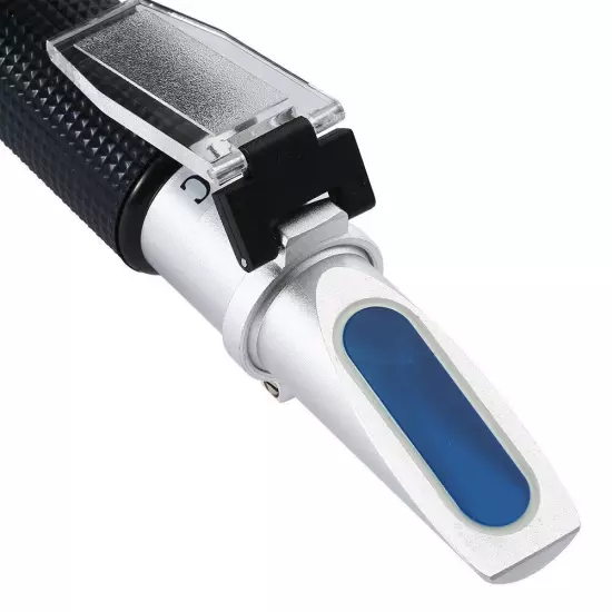 Adjustable 0-100‰ Salinity Refractometer Aquarium Seawater Salt Water Tester+ATC