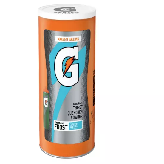 Gatorade Thirst Quencher Powder, Frost Glacier Freeze, 76.5 Ounce, Pack of 1