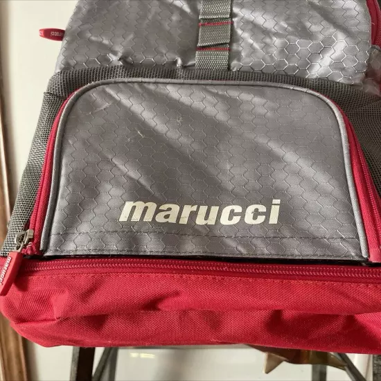 Red and Gray Marucci Sports Backpack