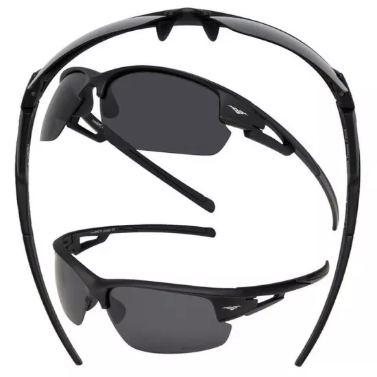 VERTX Sport Sunglasses New Wrap Around FISHING DRIVING GOLFING polarized 5028