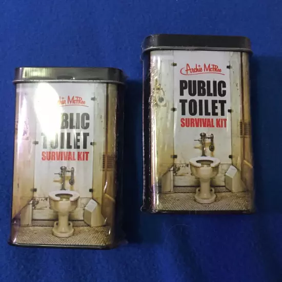 2-PACK Accoutrements Public Toilet Survival Kit SEALED