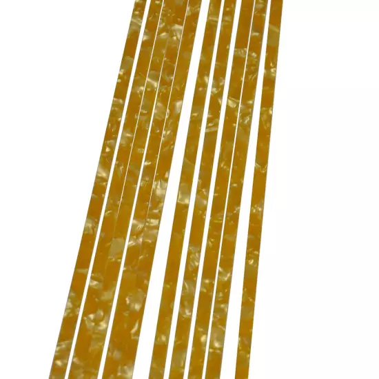 10pcs/lot 5mm x 1000mm 0.46mm Celluloid Strips Binding Purfling Edging 12 Colors