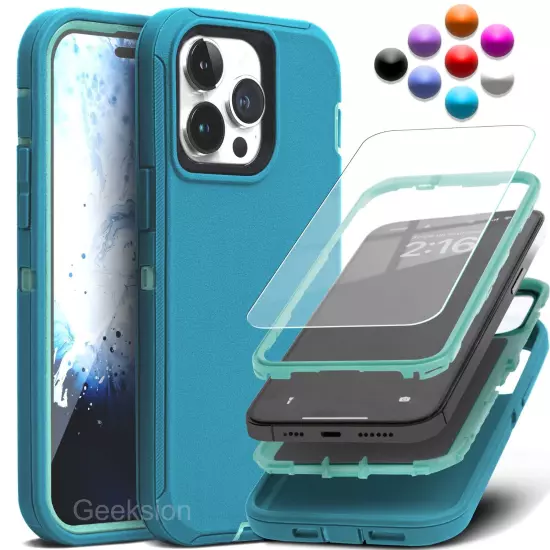 For iPhone 16 15 14 13 12 11 Pro Max XR X Max 8 7 Plus SE Shockproof Case Cover