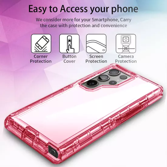 For Samsung Galaxy S23/S23+/S23 Ultra 5G Case Clear Phone Cover / Accessories