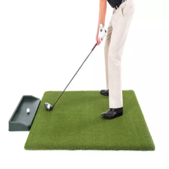 Home Practice Range Residential Golf Mat On Foam Golf Ball Tray 3 feet x 5 feet