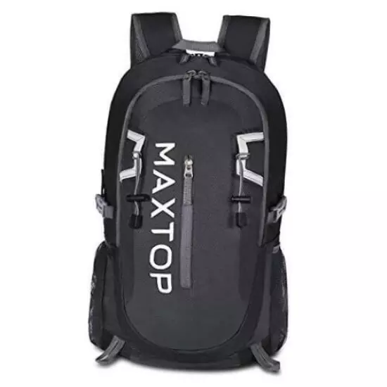  Hiking Backpack Lightweight Packable for Traveling Camping Water 40L Black