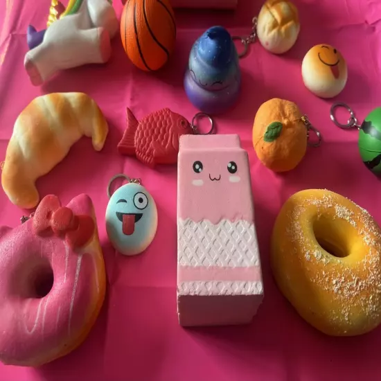 Lot Of Squishy Toys