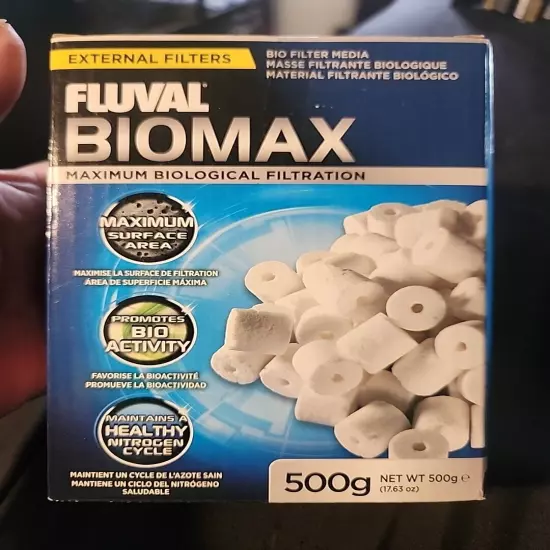 FLUVAL BIOMAX BIO-FILTER MEDIA WATER AQUARIUM for EXTERNAL FILTERS 500 GM A1456