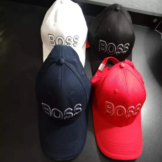 Hugo Boss NWT Cap Choose Red, White, Navy Blue, White ONE SIZE FREE SHIPPING