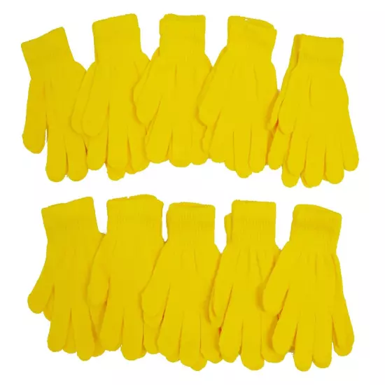 Bulk Wholesale Magic Knit Gloves Kids Children Winter One Size for Most Boy Girl