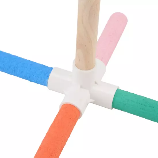  Cross Stand Stick Colorful Safe Healthy Matte Bird Cage Perch Stick W AD5