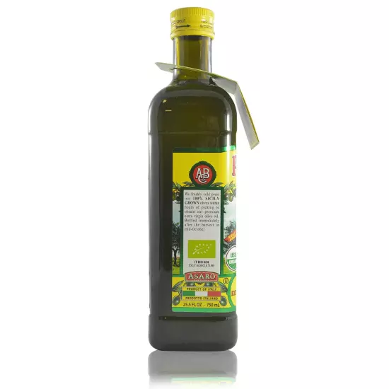 Partanna Organic Unfiltered Extra Virgin Olive Oil, 25.5 Fl Oz