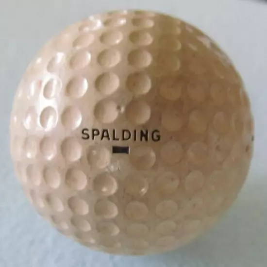 SPALDING DASH GOLF BALL-DASH DOT DOT DASH WITH GEER PATENT COVER & NEEDLED NICE