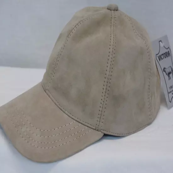 100% REAL GENUINE LAMBSKIN SUEDE LEATHER Baseball Cap Hat Sport Visor 36 COLORS